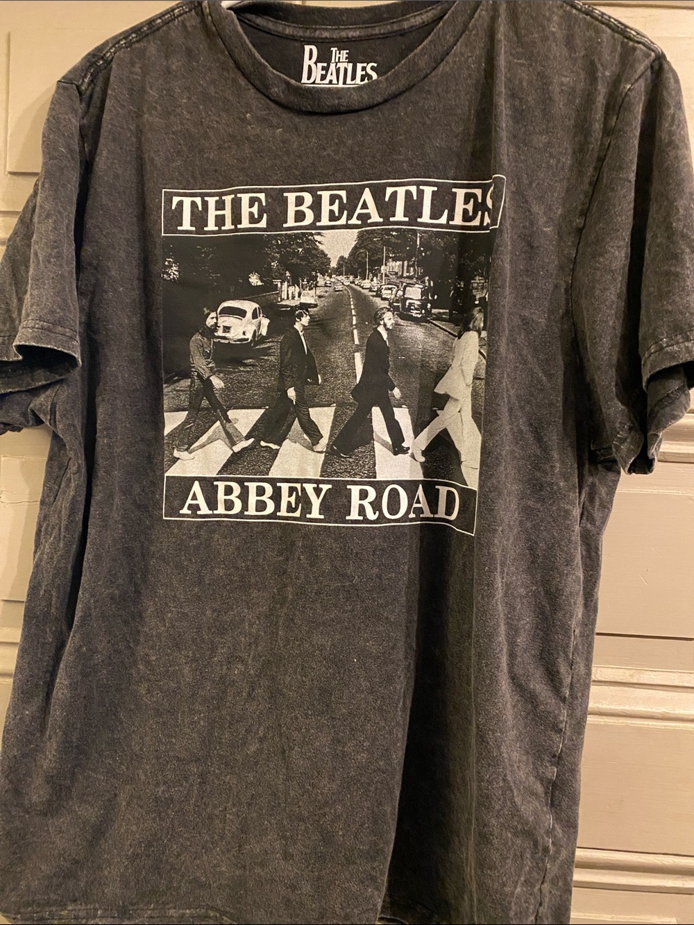 The Beatles Black Abbey Road Graphic Tee